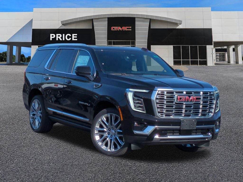 2026 GMC Yukon Denali in Onyx Black — front three-quarter view
