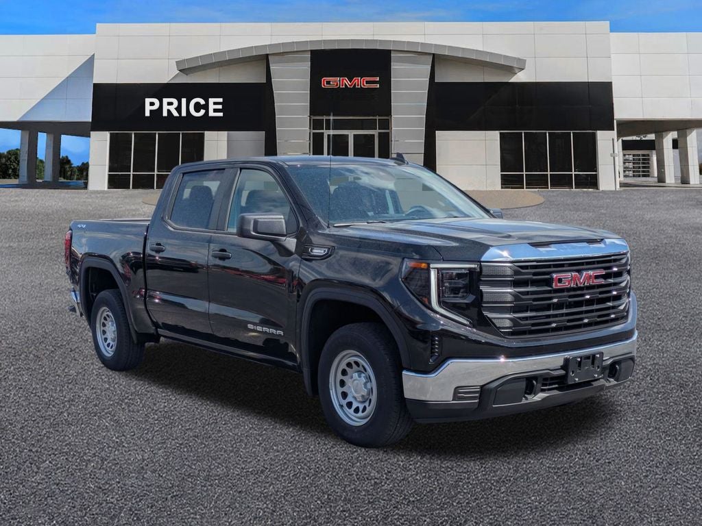 2026 GMC Sierra 1500 Pro in Onyx Black — front three-quarter view