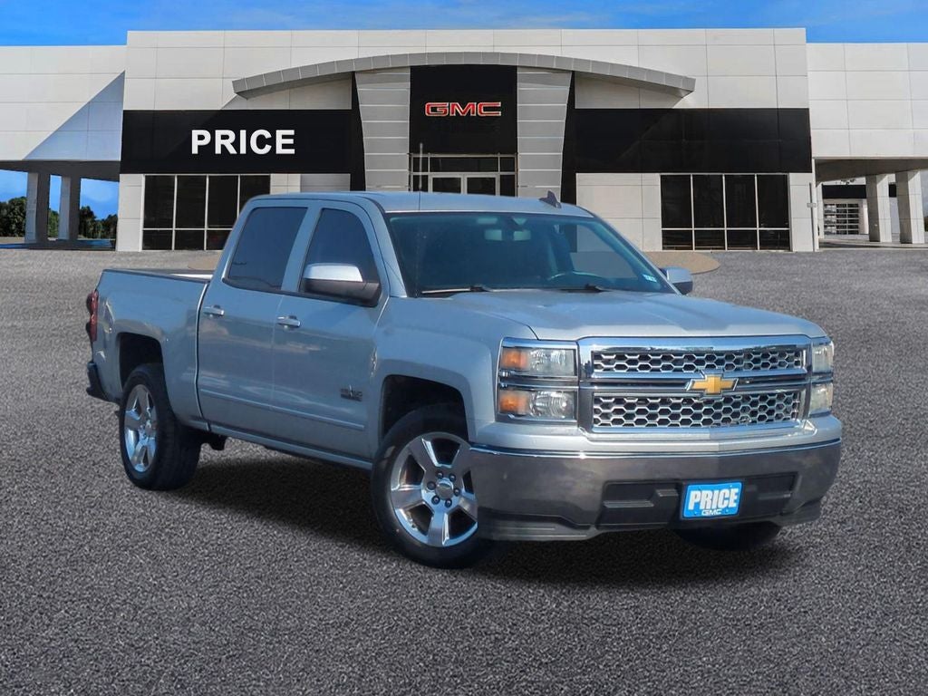 2015 Chevrolet Silverado 1500 LT in Silver Ice Metallic — front three-quarter view