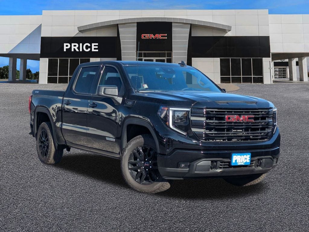 2026 GMC Sierra 1500 Elevation in Onyx Black — front three-quarter view